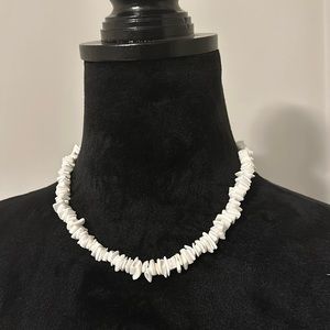 White Sea shell necklace